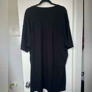 Emma Knudsen black tshirt dress
